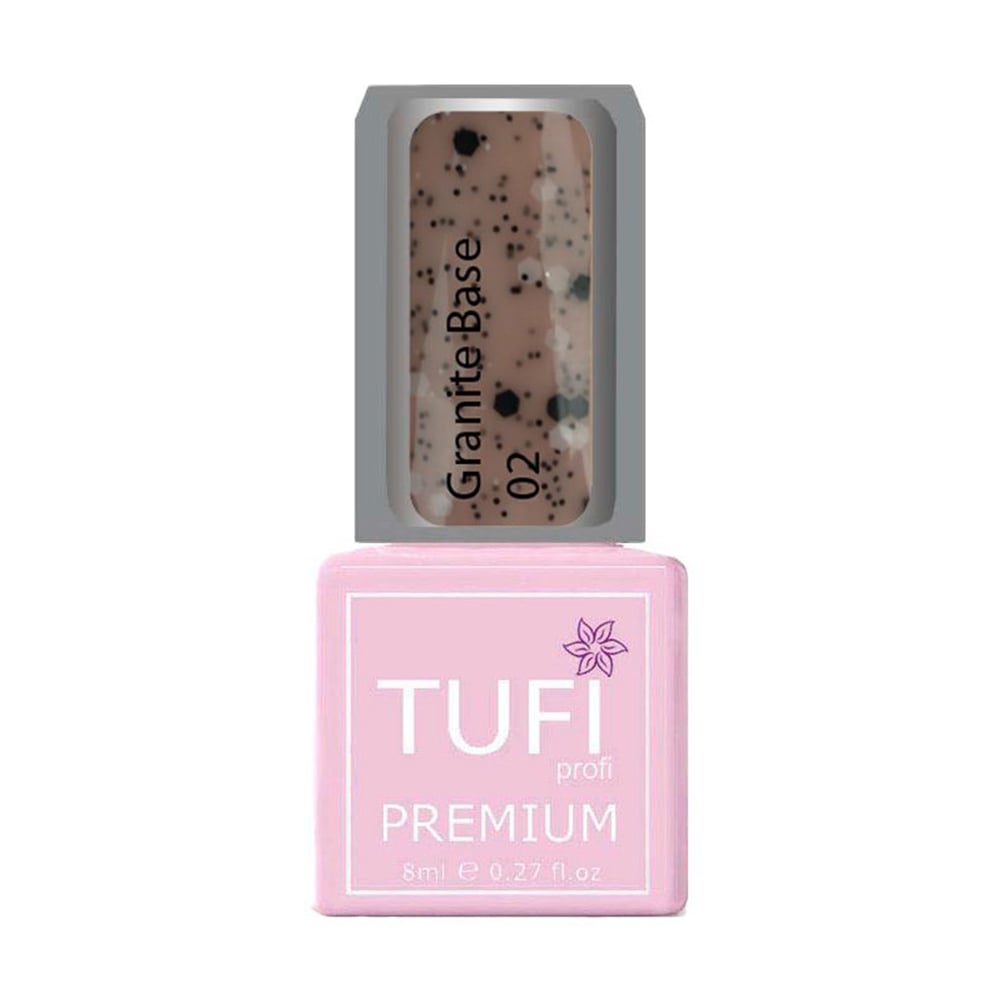 

Уцінка! База для гель-лаку Tufi Profi Premium Granite Base 02 Пастельний беж, 8 мл