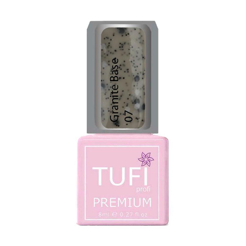 

Уцінка! База для гель-лаку Tufi Profi Premium Granite Base 07 Пастельний тілесний, 8 мл