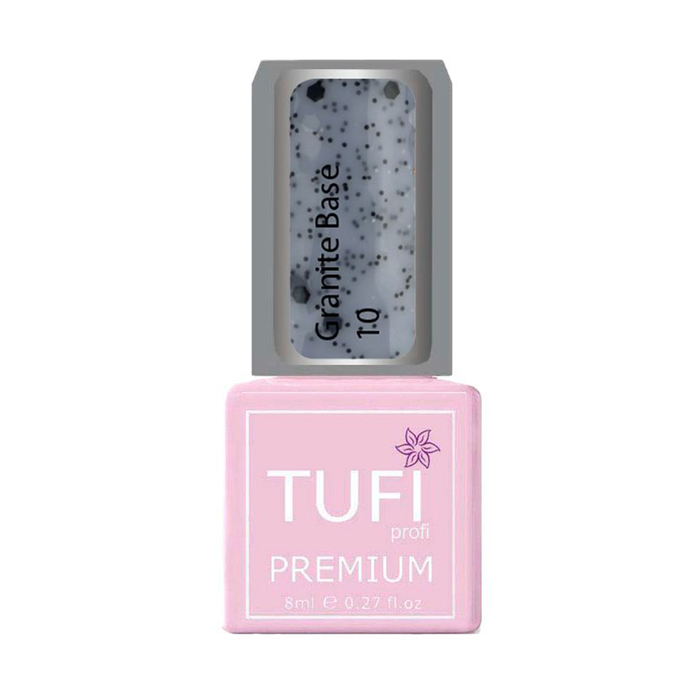 

База для гель-лаку Tufi profi Premium Granite Base 10 Пастельний блакитний, 8 мл