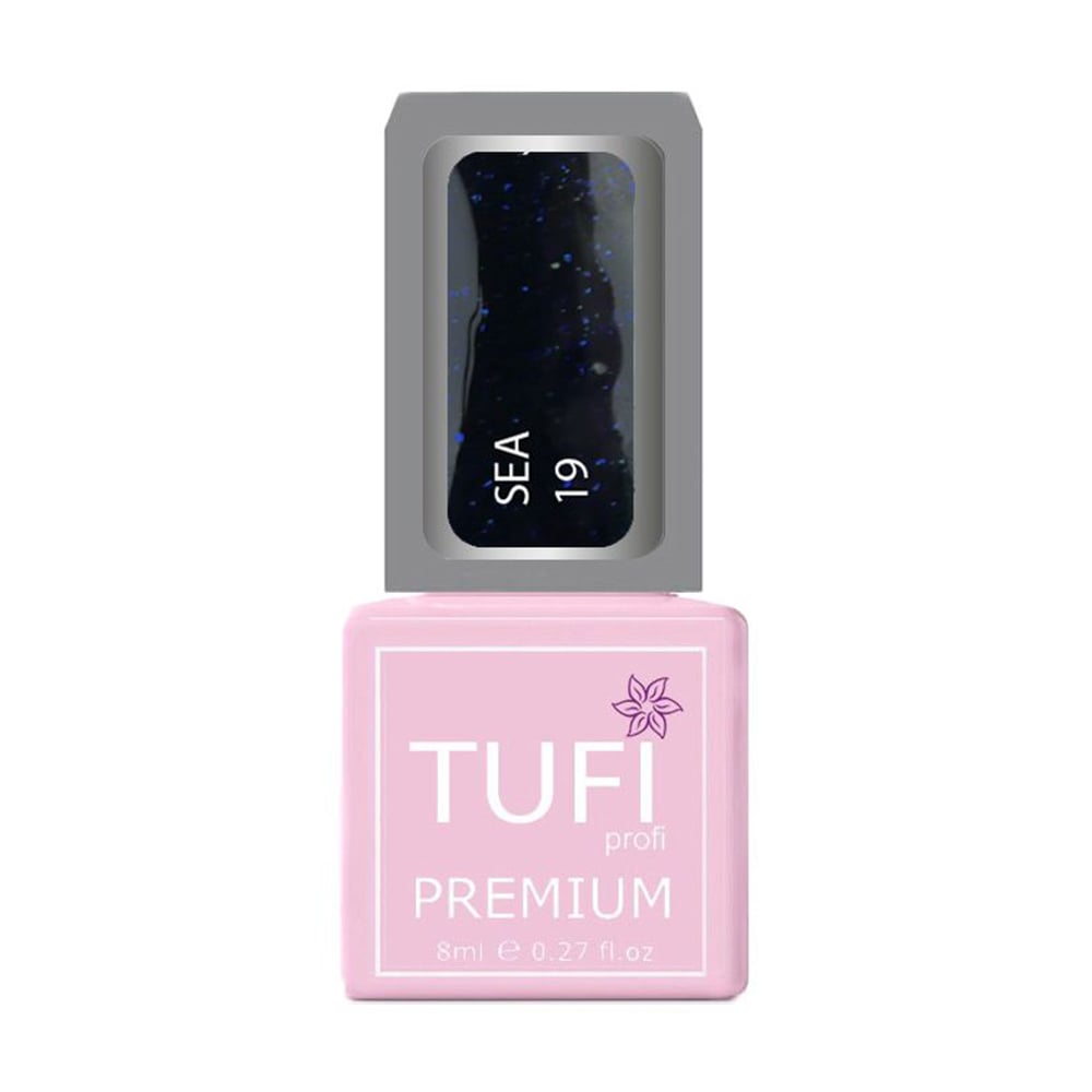 

Уцінка! Гель-лак для нігтів Tufi Profi Premium Sea 19 Синій бархат, 8 мл