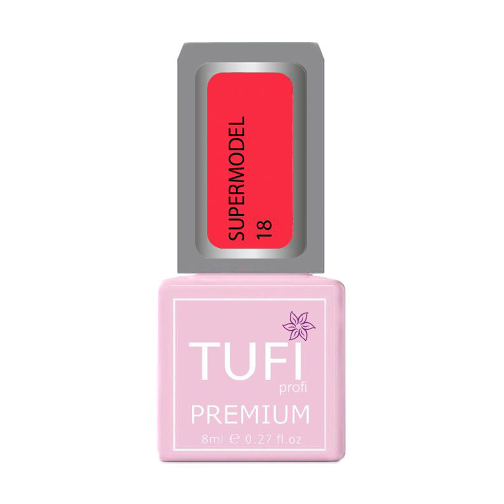 

Уцінка! Гель-лак для нігтів Tufi Profi Premium Supermodel 18 Твігі неоновий, 8 мл