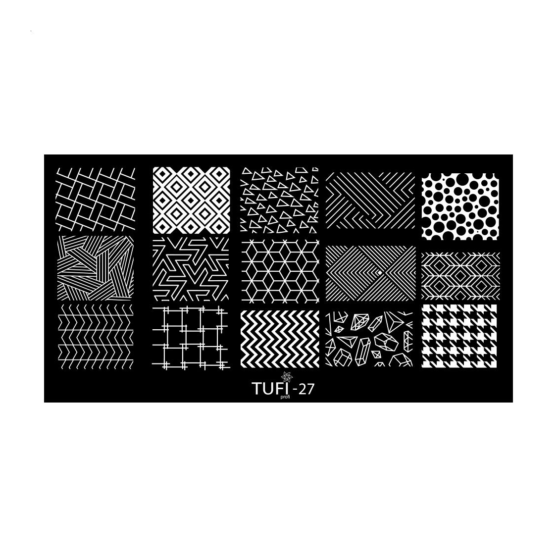 

Уцінка! Пластина для стемпінгу Tufi Profi Premium 27 (0202722)