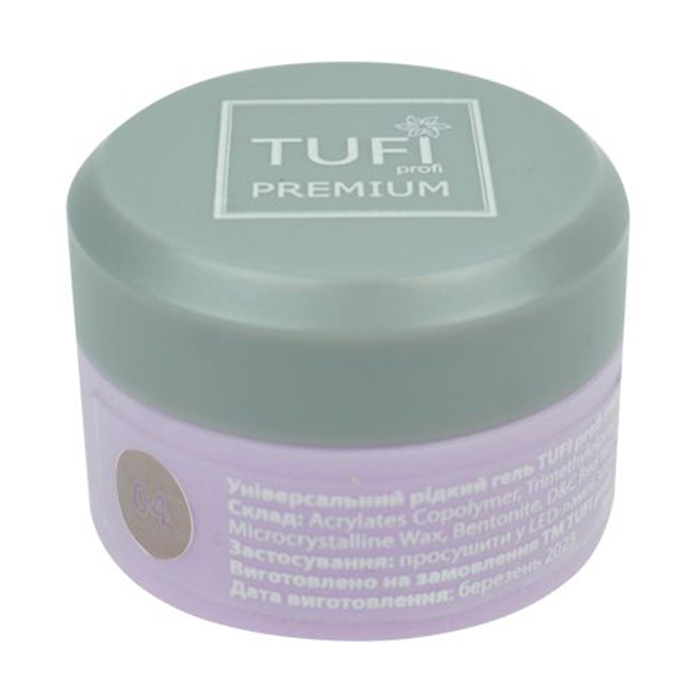 

Уцінка! Універсальний рідкий полігель для нігтів Tufi Profi Premium Smart Gel 04 Фільтр, 5 мл
