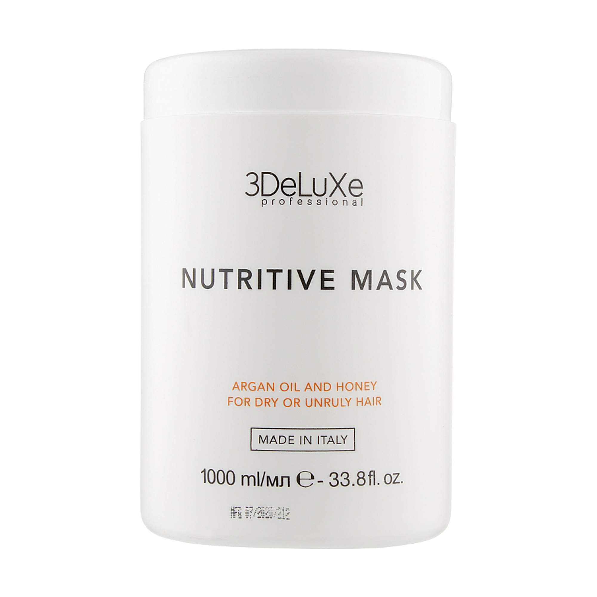 

Маска 3DeLuXe Nutritive Mask для сухого й пошкодженого волосся, 1 л