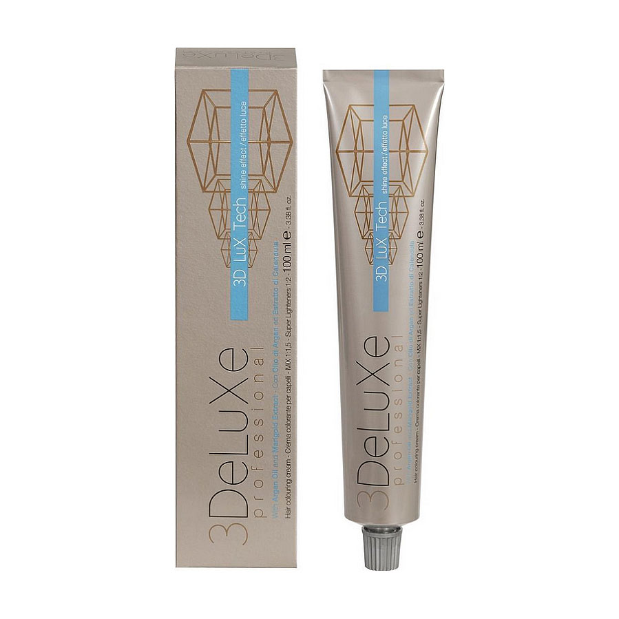 

Уцінка! Крем-фарба для волосся 3DeLuXe Tech Hair Colouring Cream 6.13 Темний блондин бежевий, 100 мл