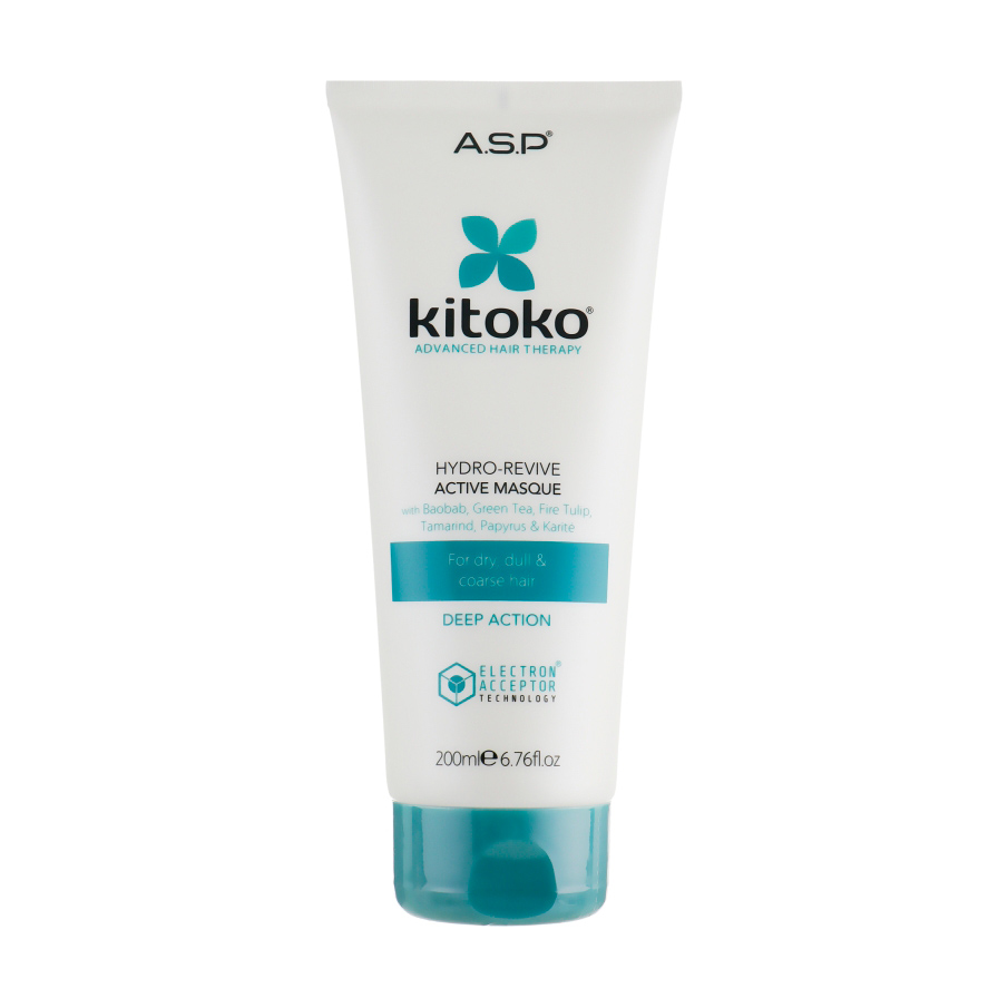 

Маска A.S.P Kitoko Hydro-Revive Active Masque для сухого, тьмяного та посіченого волосся, 200 мл