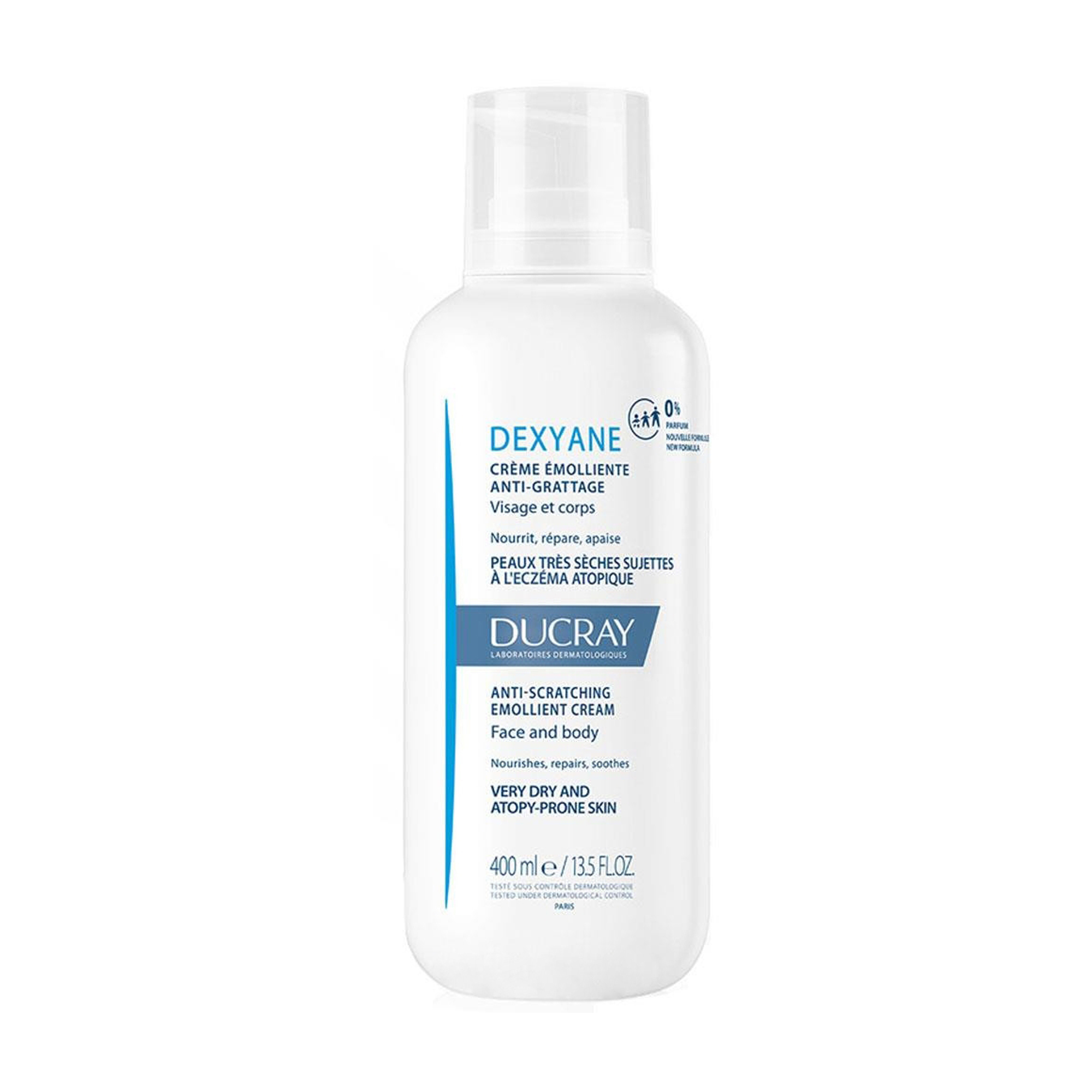 

Крем для обличчя та тіла Ducray Dexyane Cream для дуже сухої та схильної до атопії шкіри, 400 мл