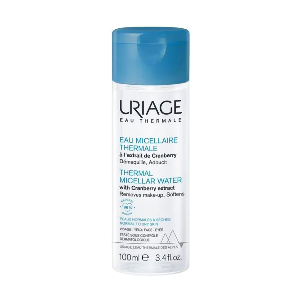 

Міцелярна вода Uriage Thermal Micellar Water для нормальної та сухої шкіри обличчя, 100 мл