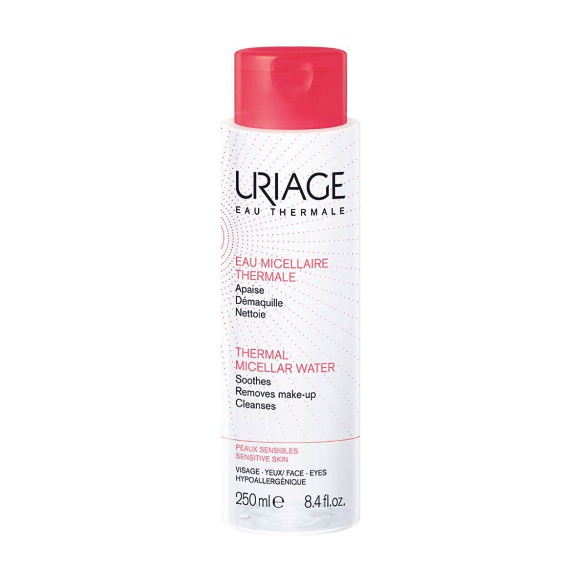 

Міцелярна вода для чутливої шкіри Uriage Eau Micellaire Thermale Sensitive Skin з екстрактом абиркосу, 250 мл