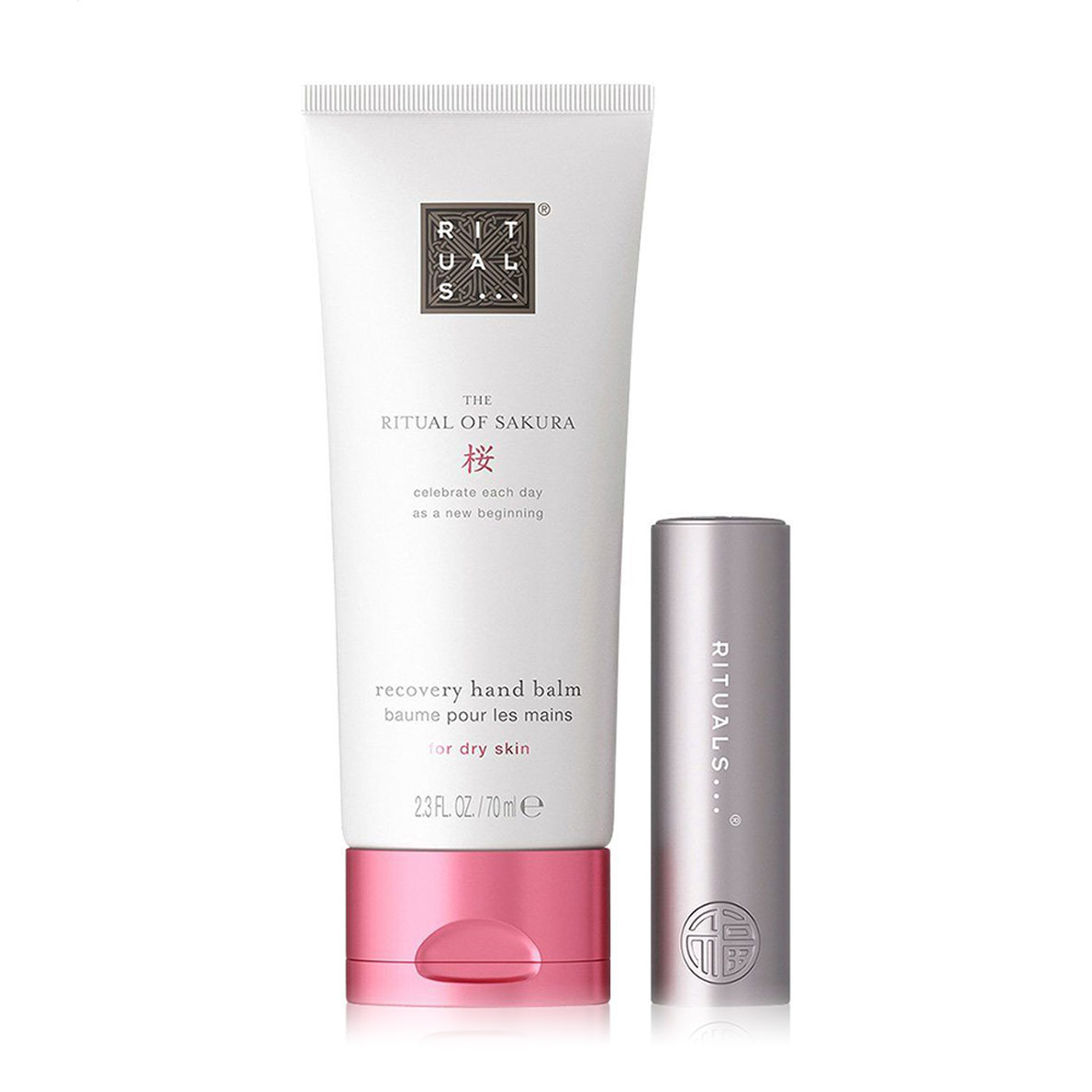

Подарунковий набір Rituals Hands & Lips Balm Duo (бальзам для рук, 70 мл + бальзам для губ, 4.8 г)