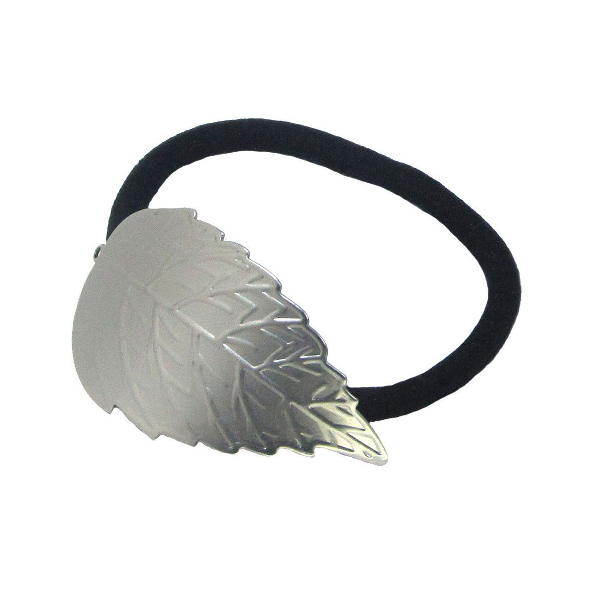 

Резинка для волосся Dini Silver Star Листок, 1 шт (d-646)