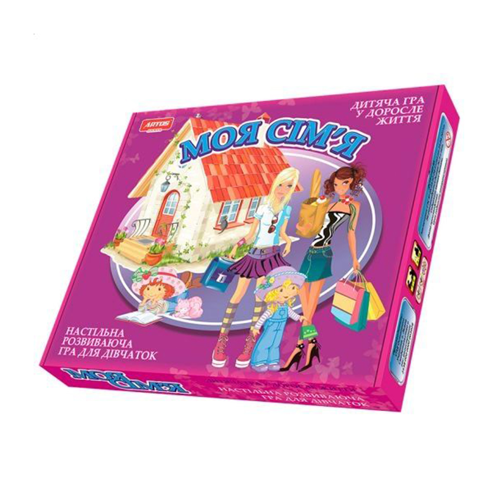 

Дитяча настільна гра Artos Games Моя сім'я, від 3 років