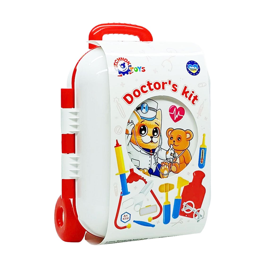 

Дитячий ігровий набір у валізі TechnoK Маленький лікар, від 3 років (4319)