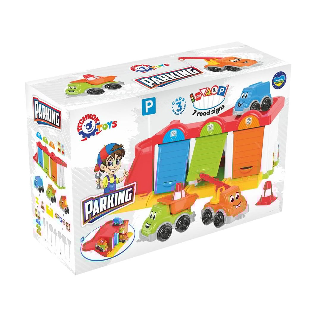 

Дитячий паркінг для машинок TechnoK Parking від 3 років (8584)