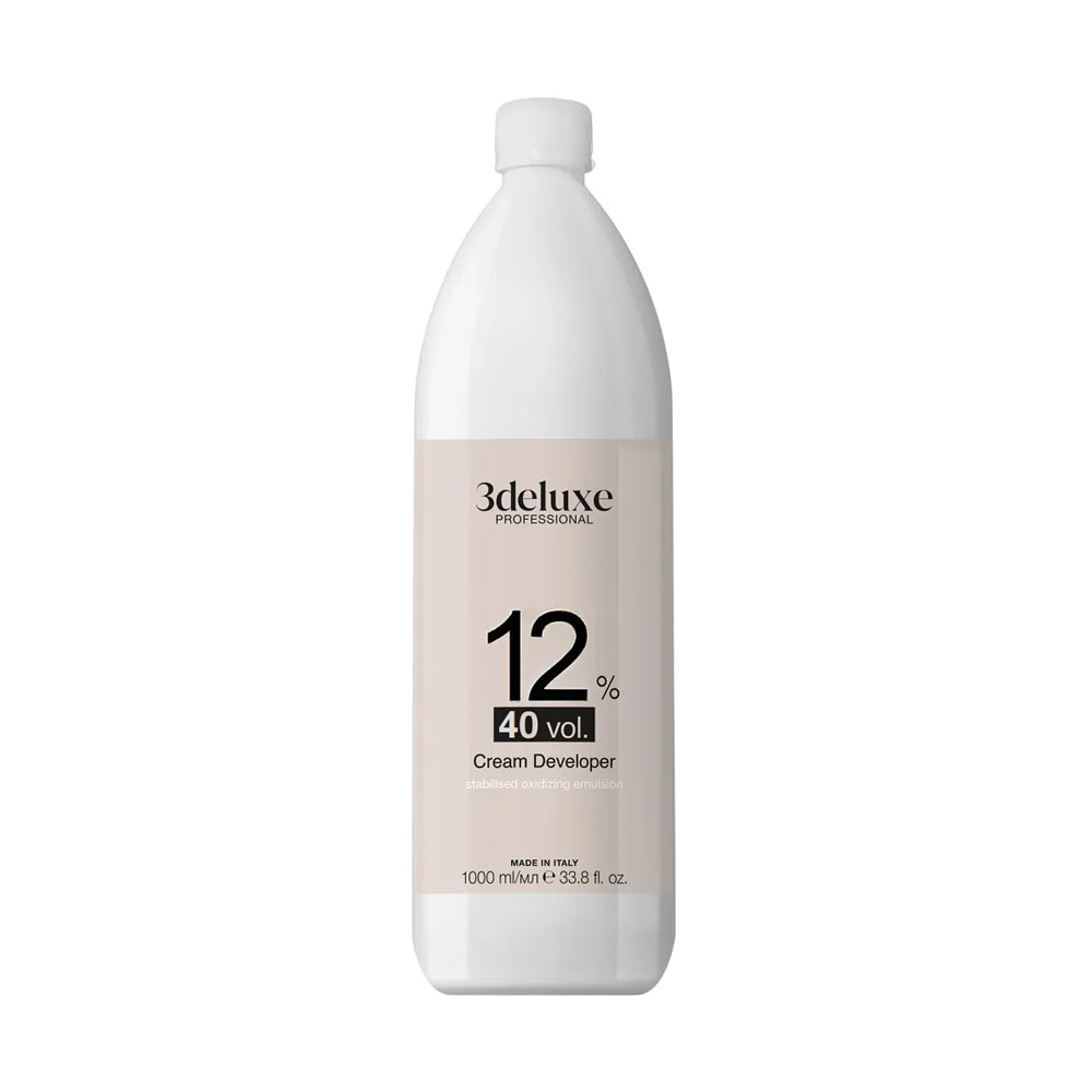 

Уцінка! Окислювач для фарбування волосся 3DeLuXe Professional Cream Developer 12% (40 Vol), 1 л