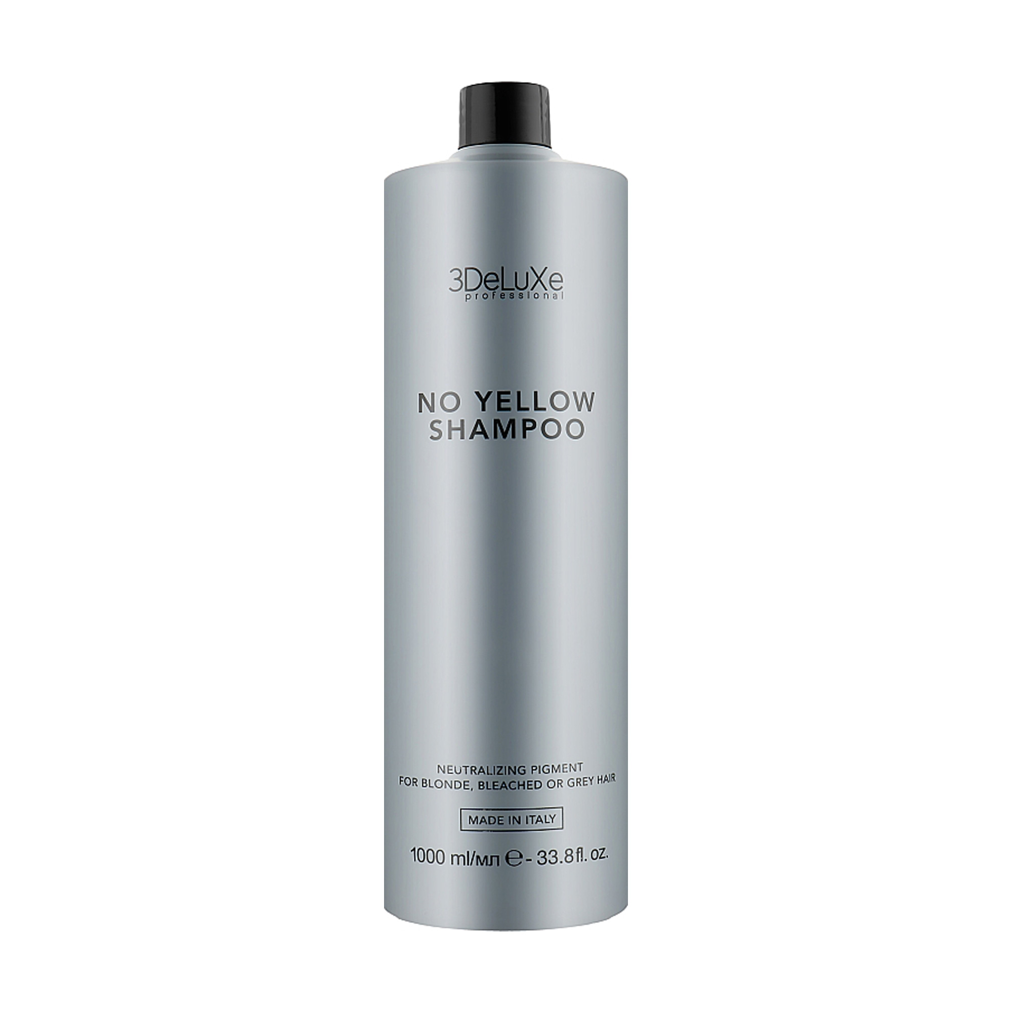 

Шампунь 3DeLuXe Professional No Yellow Shampoo для нейтралізації жовтизни волосся, 1 л