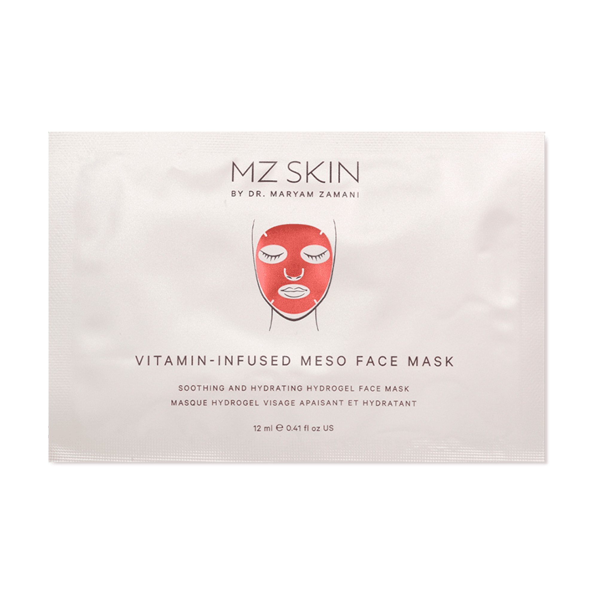 

Уцінка! Гідрогелева маска для обличчя MZ Skin Vitamin-Infused Meso Face Mask, 5*12 мл