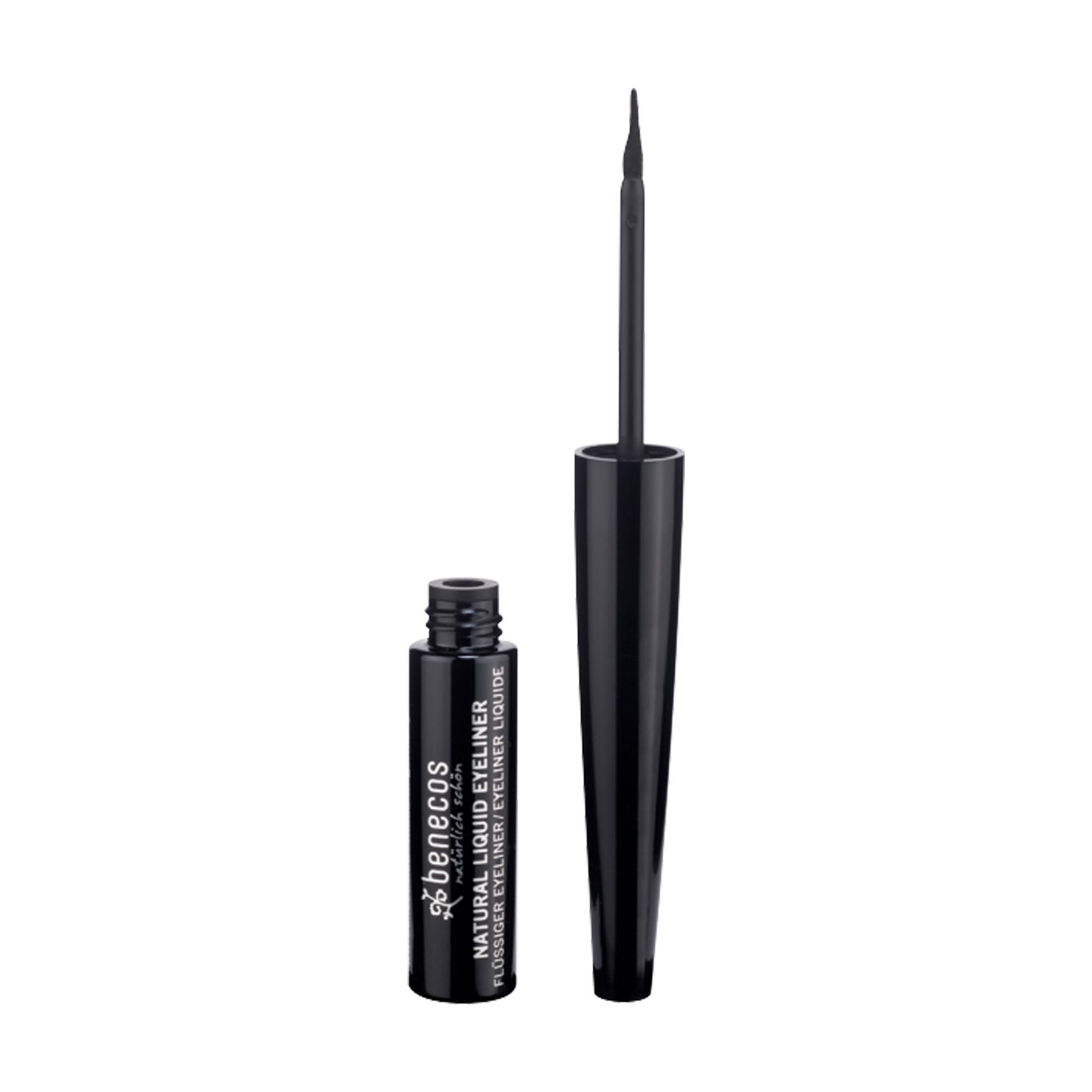 

Рідка підводка для очей Benecos Natural Liquid Eyeliner, Black, 3 мл