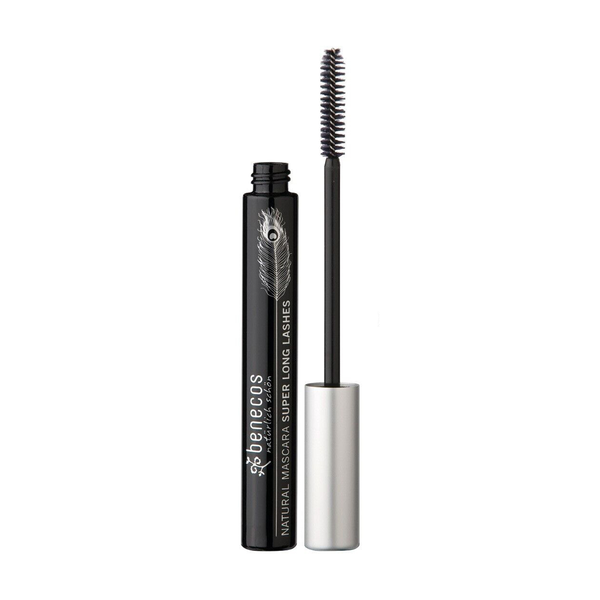 

Туш для вій Benecos Natural Super Long Lashes Mascara, Carbon Black, 8 мл