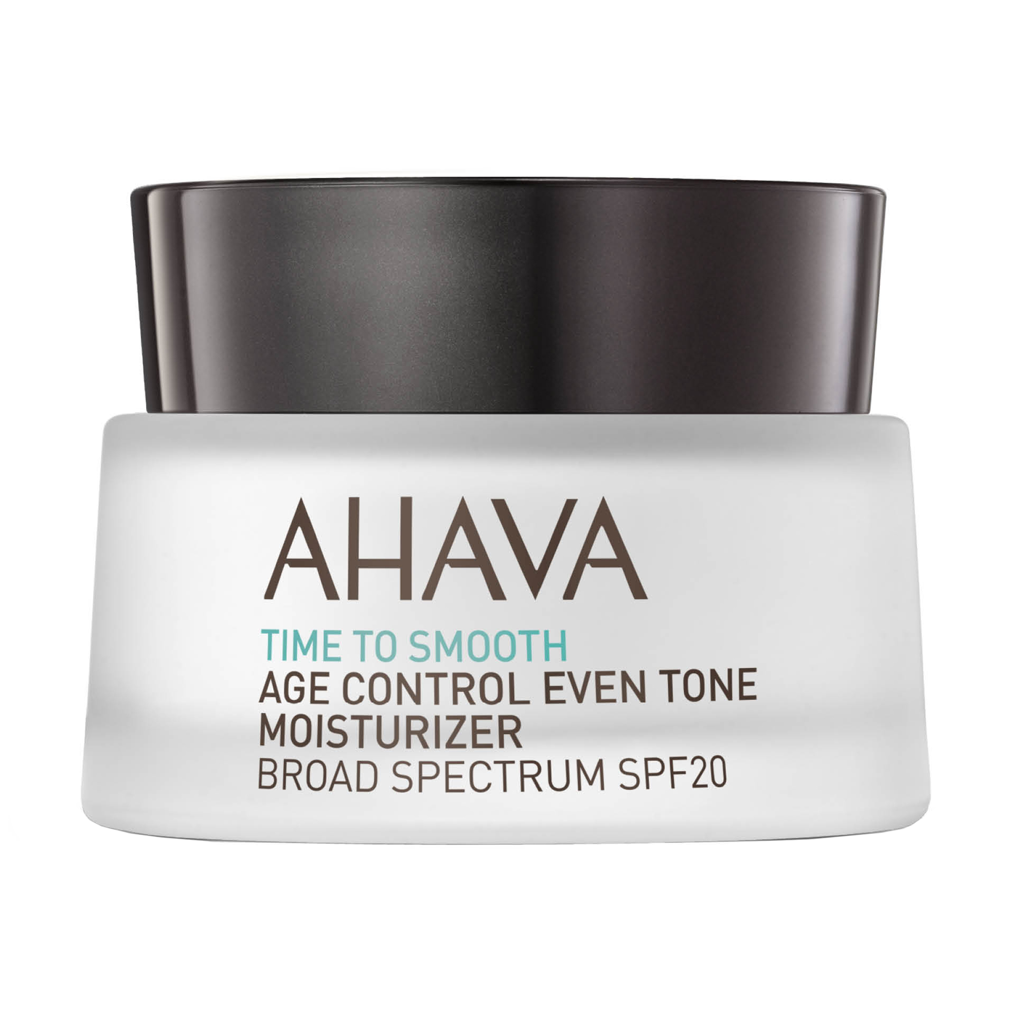 

Омолоджувальний зволожувальний крем для обличчя Ahava Time To Smooth Age Control Even Tone Moisturizer, SPF 20, вирівнює тон шкіри, 50 мл