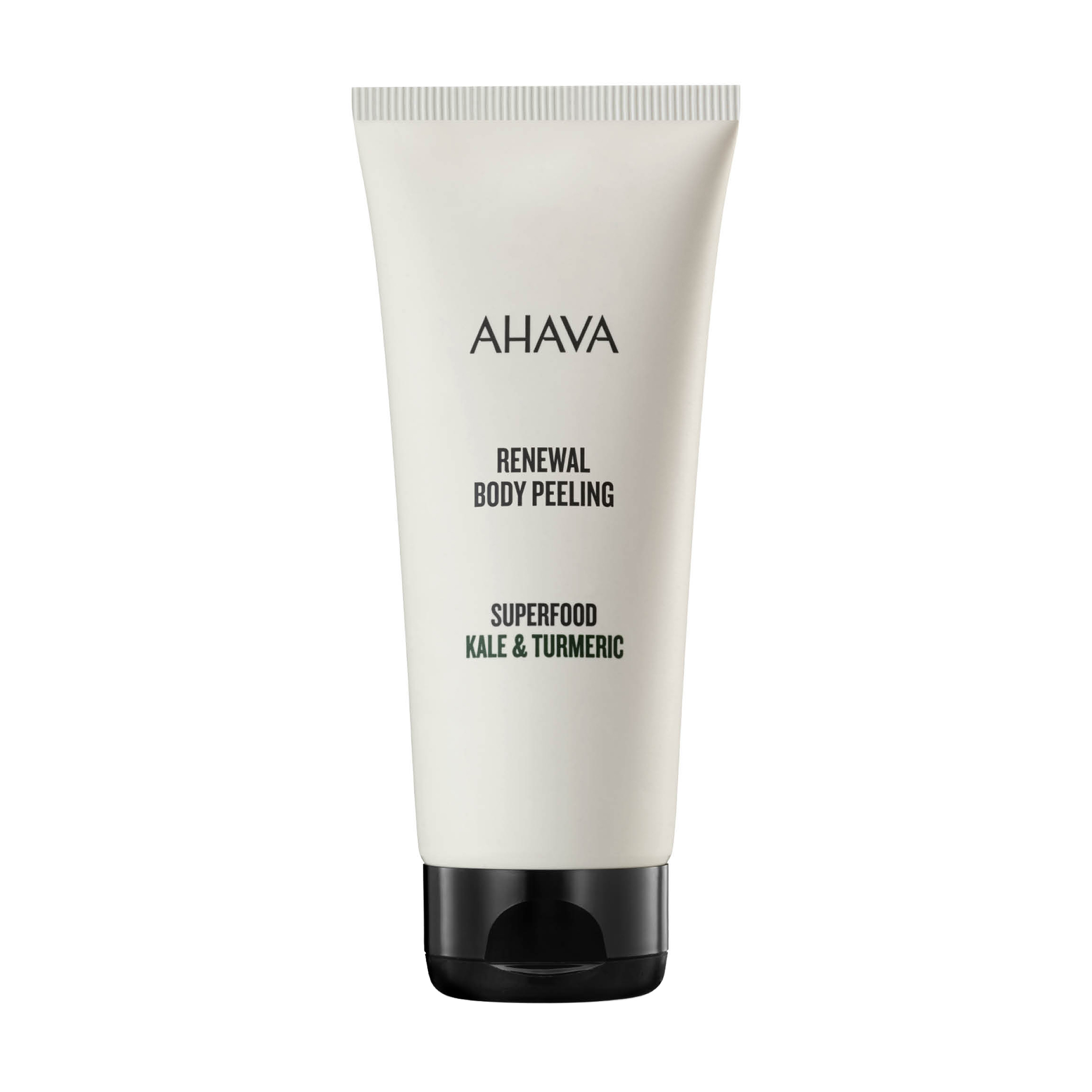 

Відновлювальний пілінг для тіла Ahava Superfood Kale & Turmeric Renewal Body Peeling, 200 мл