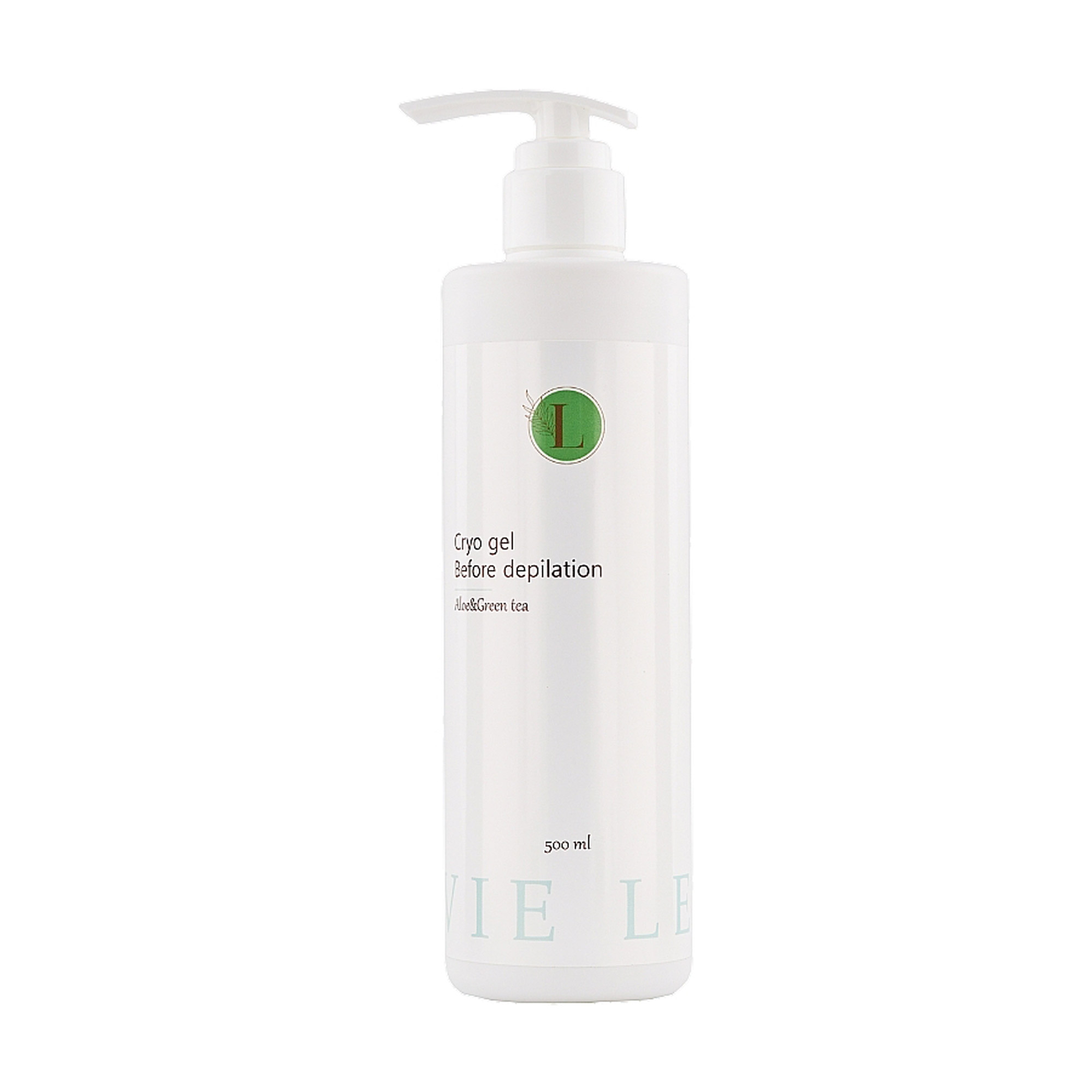 

Уцінка! Кріогель до депіляції Levie Cryo Gel Before Depilation Aloe & Green Tea з екстрактом алое та зеленого чаю, 500 мл