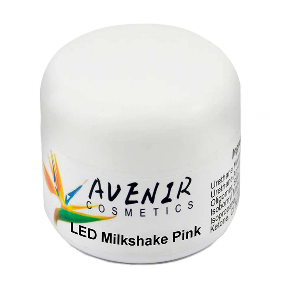 

Гель для нарощування нігтів Avenir Cosmetics LED Milkshake Pink, 30 мл
