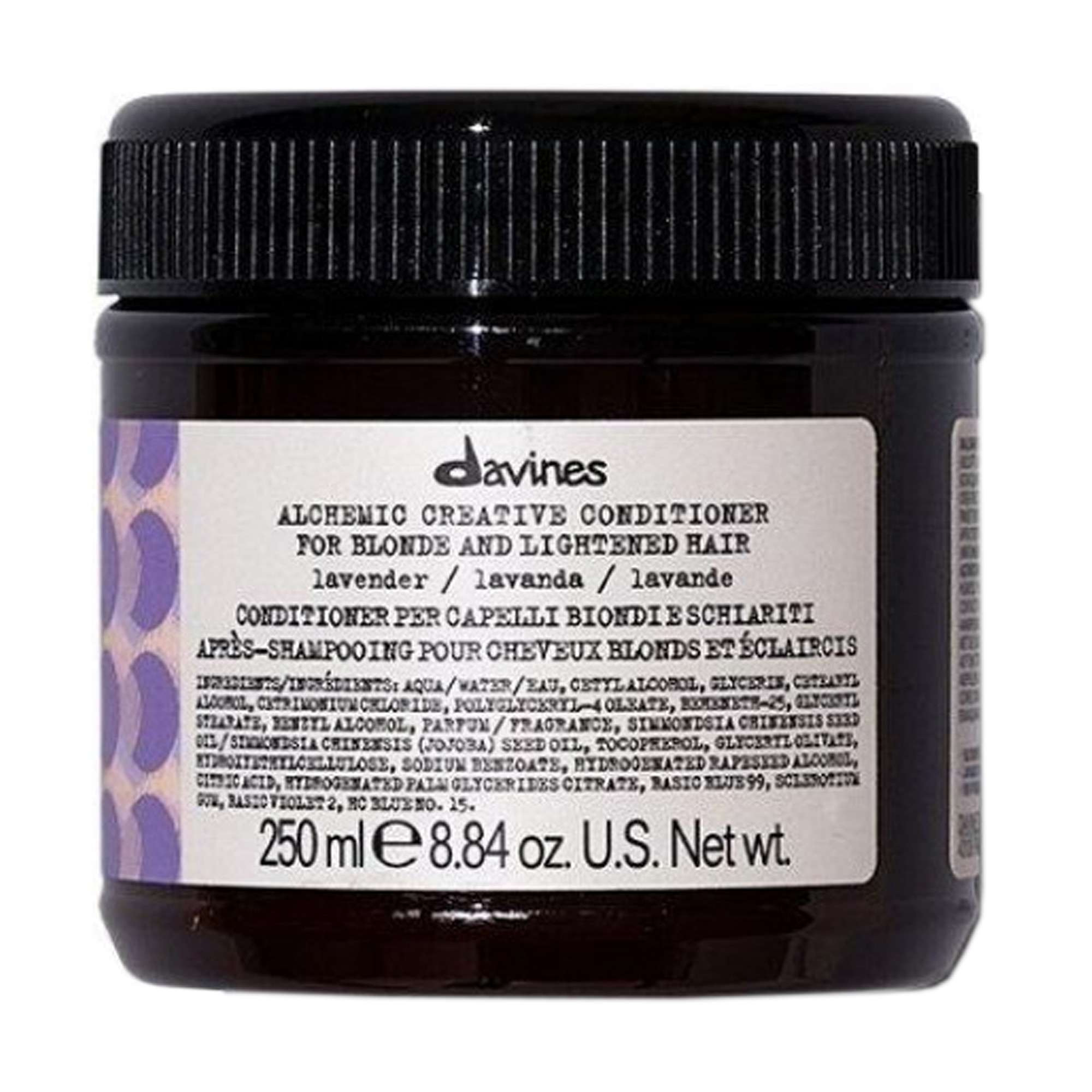 

Відтінковий кондиціонер Davines Alchemic Creative Conditioner для блондованого та освітленого волосся, лавандовий, 250 мл