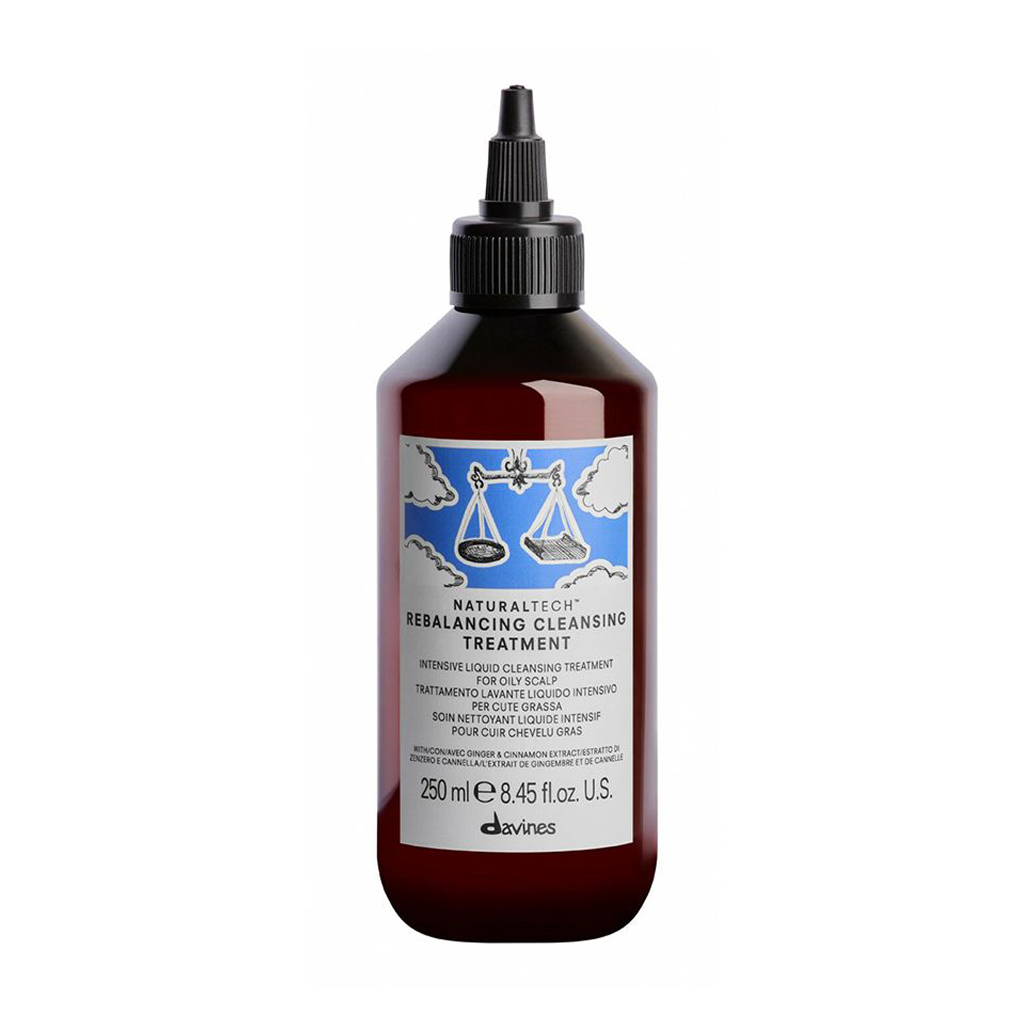 

Флюїд для волосся та шкіри голови Davines Naturaltech Rebalancing Cleansing Treatment, 250 мл