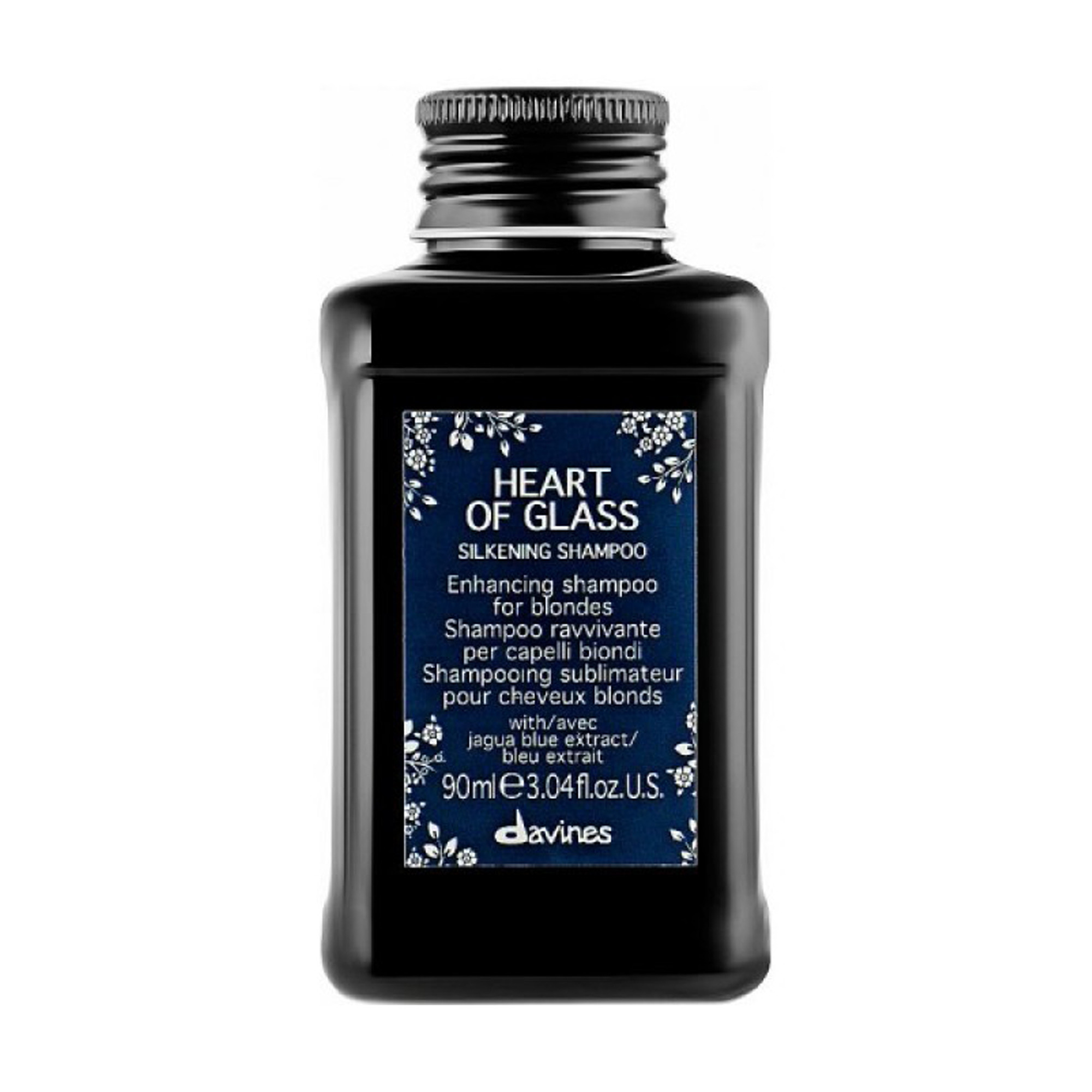 

Шампунь Davines Heart of Glass Silkening Shampoo для волосся відтінків блонд, 90 мл