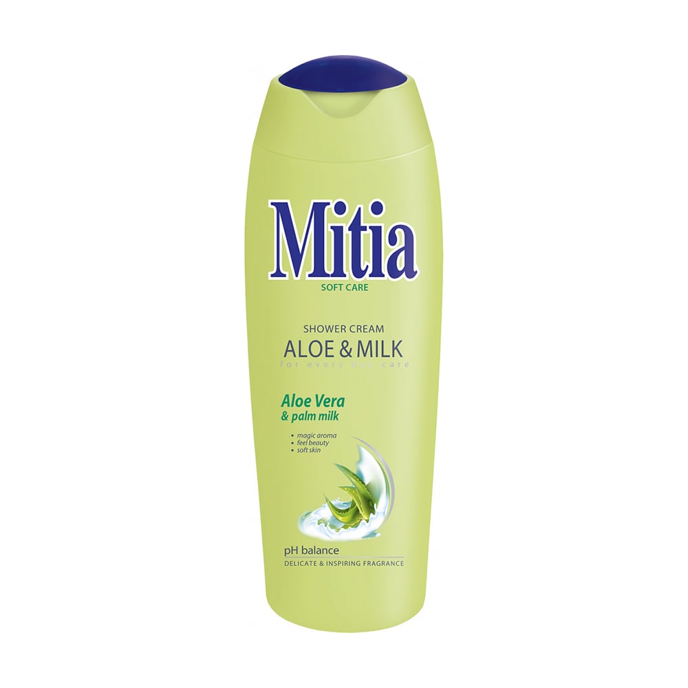 

Уцінка! Крем-гель для душу Mitia Shower Cream Алое з молоком, 400 мл