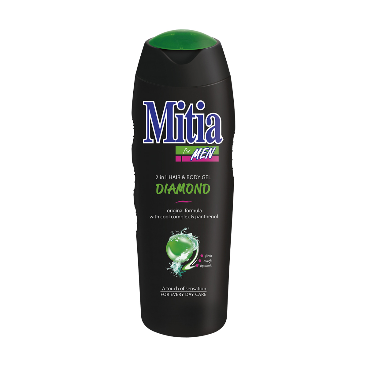 

Уцінка! Чоловічий гель для душу та шампунь 2 в 1 Mitia For Men Hair & Body Gel Діамант, 400 мл