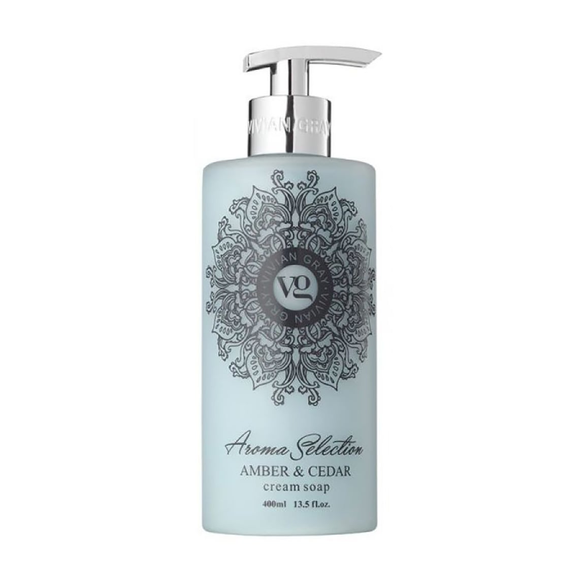 Уцінка! Рідке крем-мило Vivian Gray Aroma Selection Amber & Cedar Cream Soap, 400 мл
