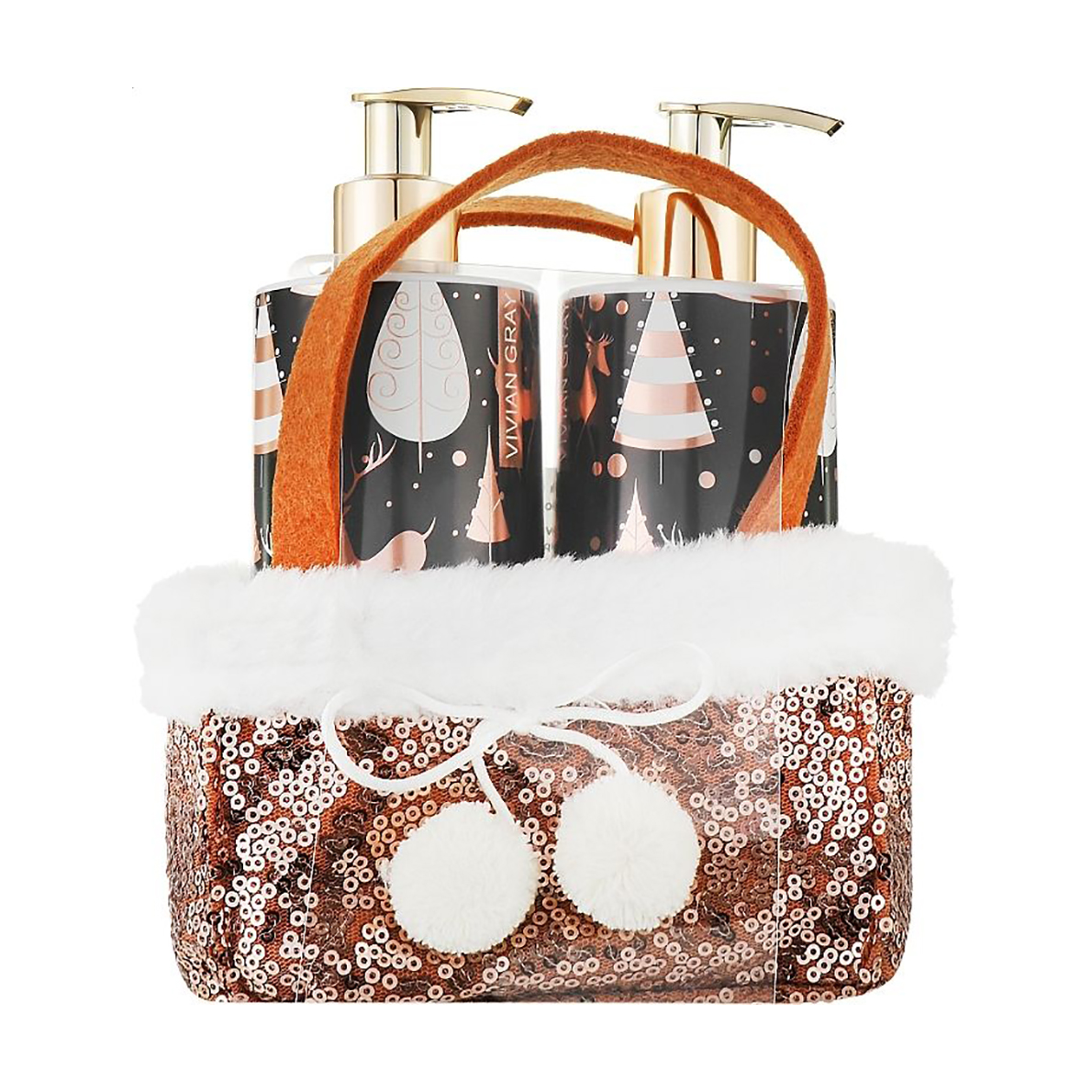 

Уцінка! Набір Vivian Gray Brown Glitters (крем-мило, 250 мл + лосьйон для рук, 250 мл)