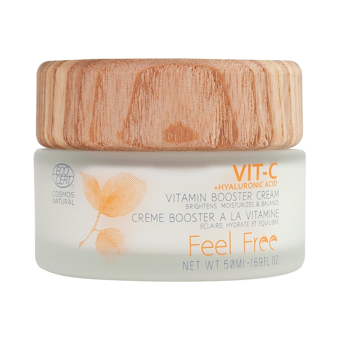 

Крем-бустер для обличчя Feel Free Vit C + Hyaluronic Acid Vitamin Booster Cream з вітаміном С, 50 мл
