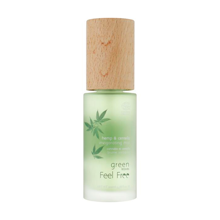 

Уцінка! Міст-тонік для обличчя Feel Free Green Leaves Hemp & Centella Invigorating Mist, 100 мл