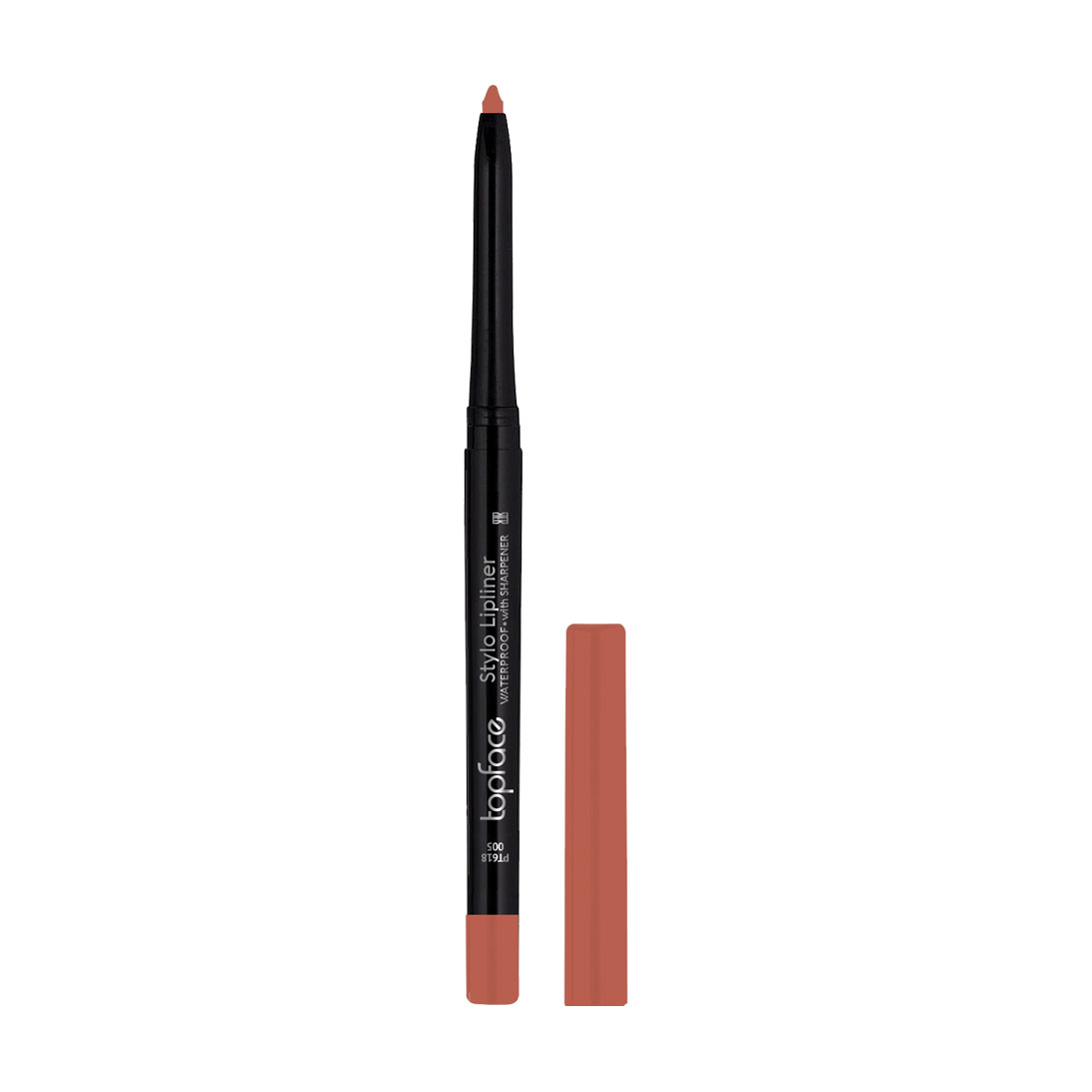 Автоматичний водостійкий олівець для губ TopFace Stylo Lipliner PT618, 005, 0.29 г