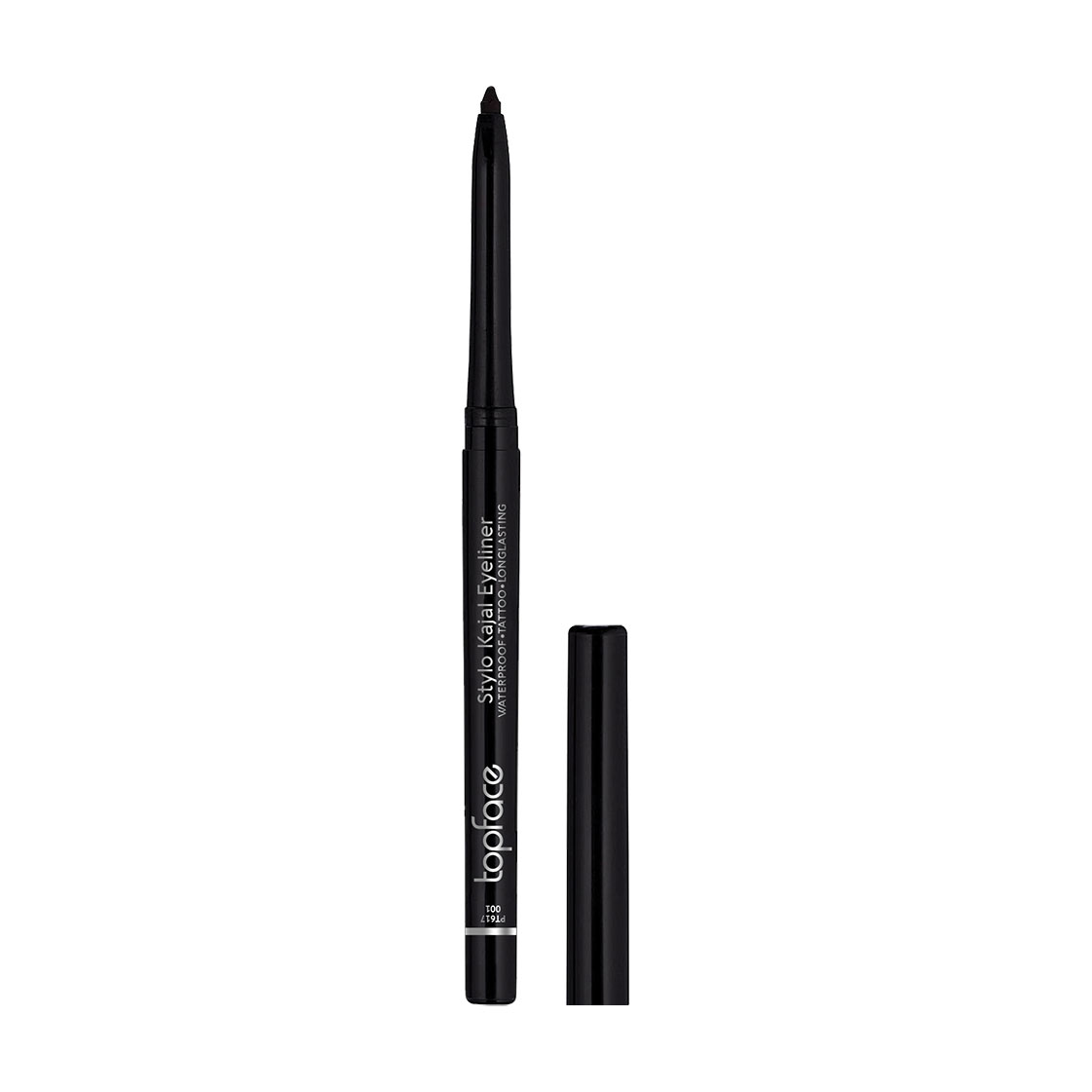 

Уцінка! Олівець для очей TopFace Stylo Kajal Eyeliner PT617, 001, 0.32 г