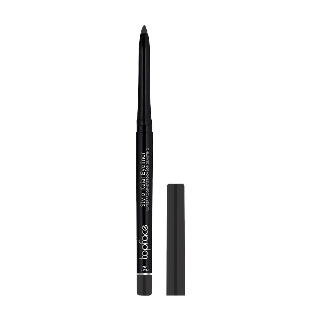 

Олівець для очей TopFace Stylo Kajal Eyeliner PT617, 002, 0.32 г