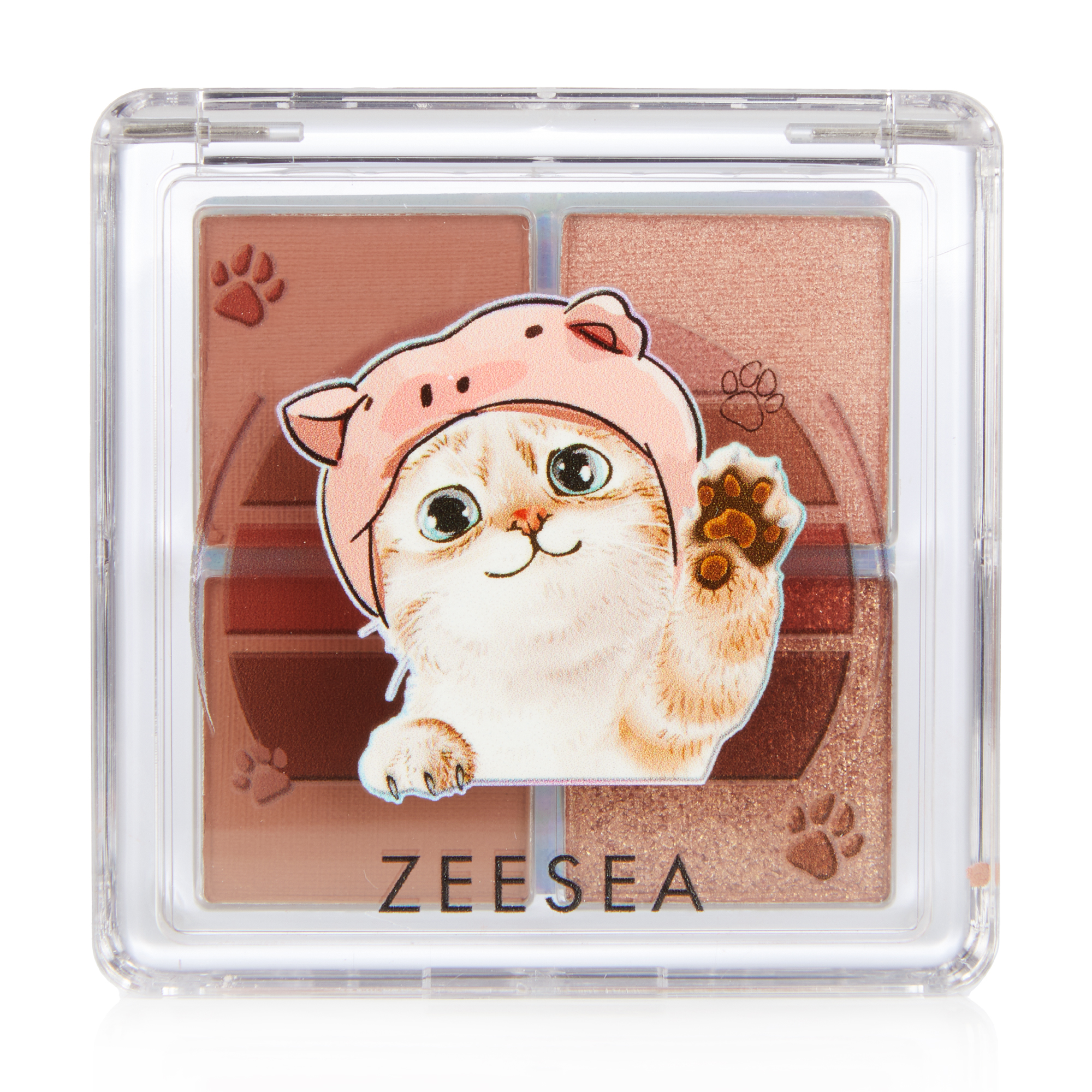 

Палетка тіней для повік Zeesea Four Color Eye Shadow 02, 5.2 г