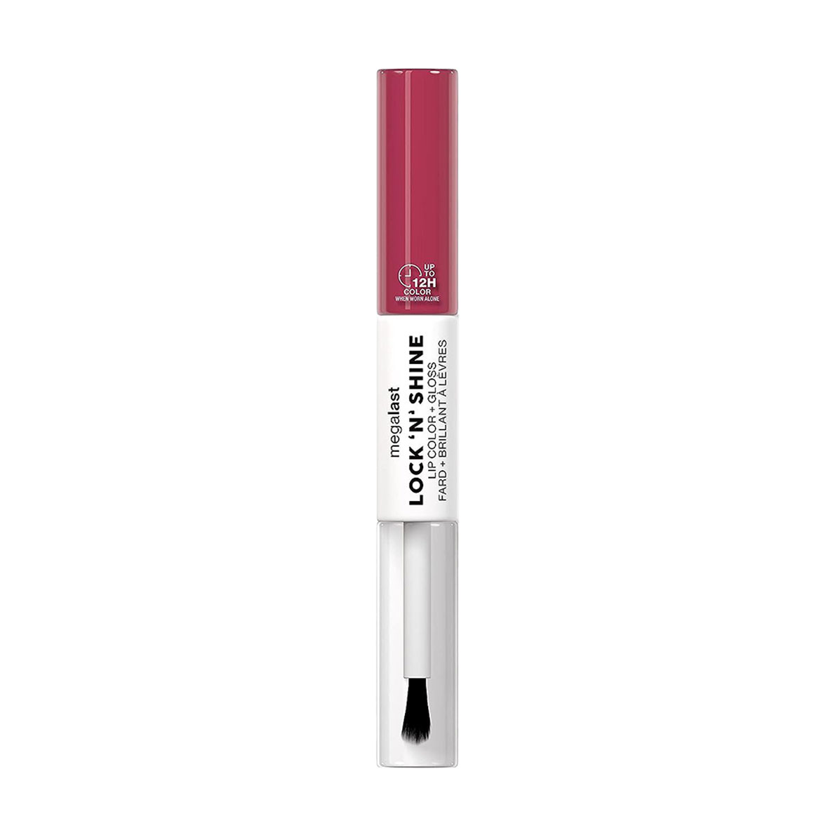 

Двосторонній блиск для губ Wet n Wild Megalast Lock N Shine Lip Color + Gloss, La Pink, 7.3 мл