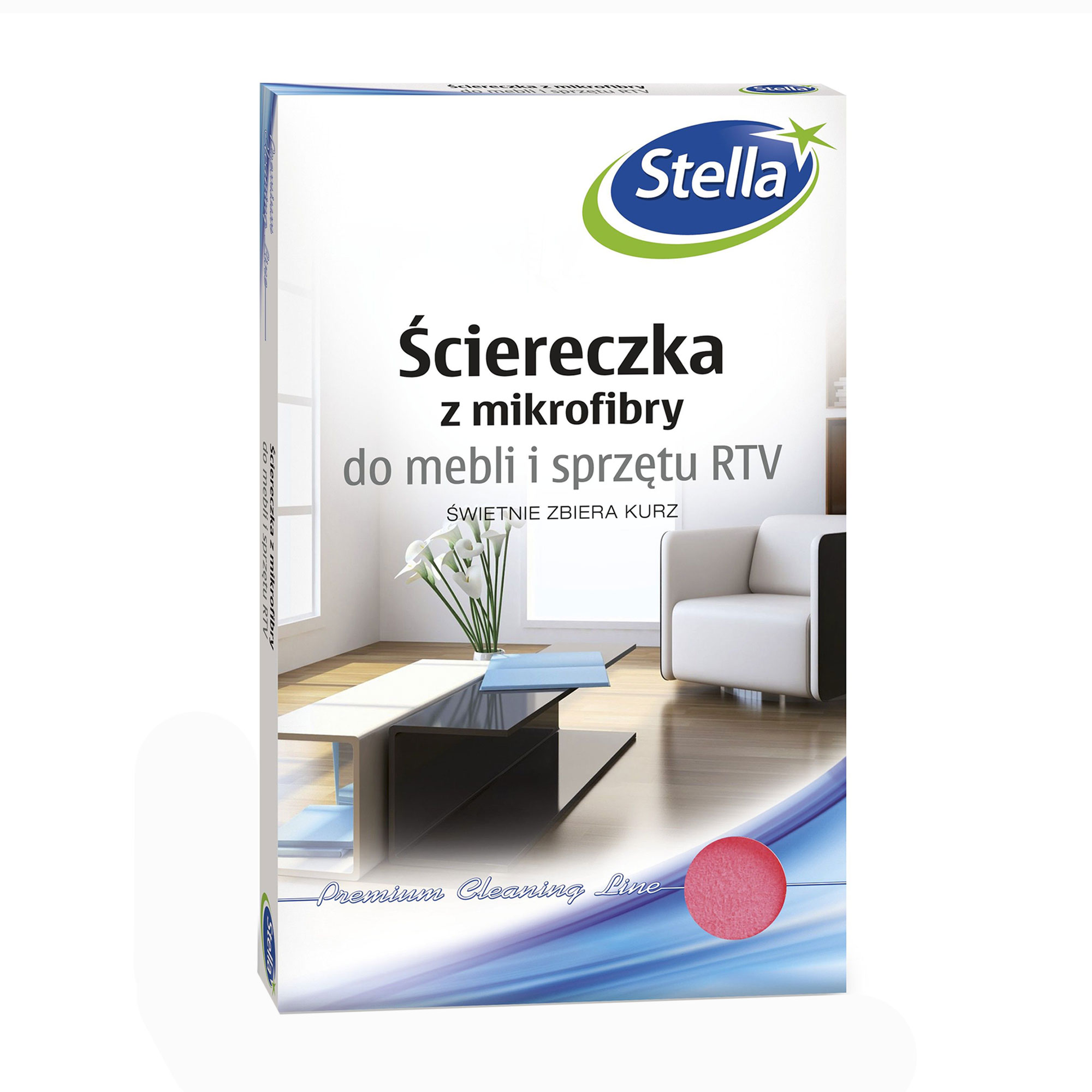 

Серветка з мікрофібри для меблів, аудіо- та відео техніки Stella Мікрофібра для дому, 1 шт