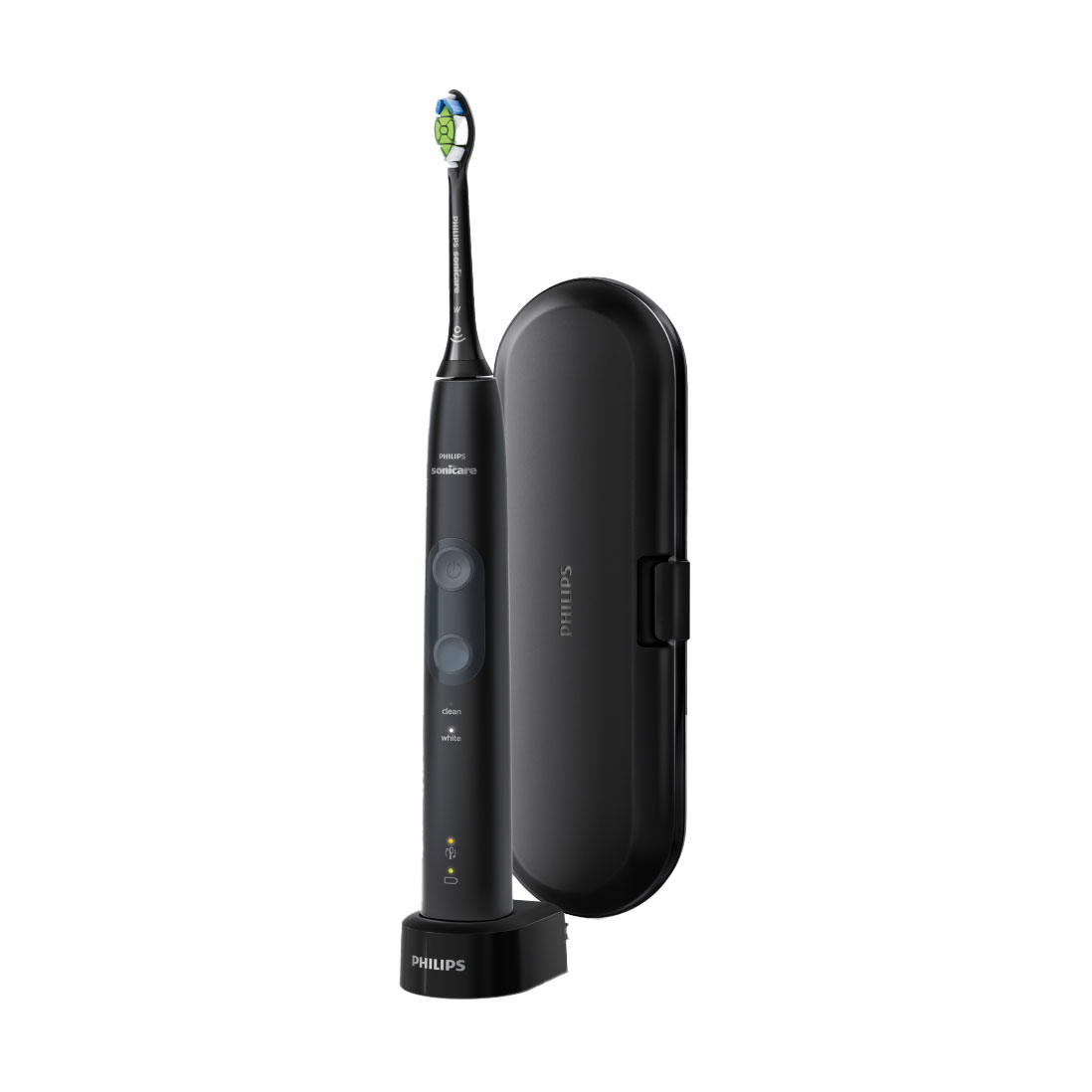 

Електрична зубна щітка Philips Sonicare ProtectiveClean 4500 HX6830/53 Чорна, 1 шт
