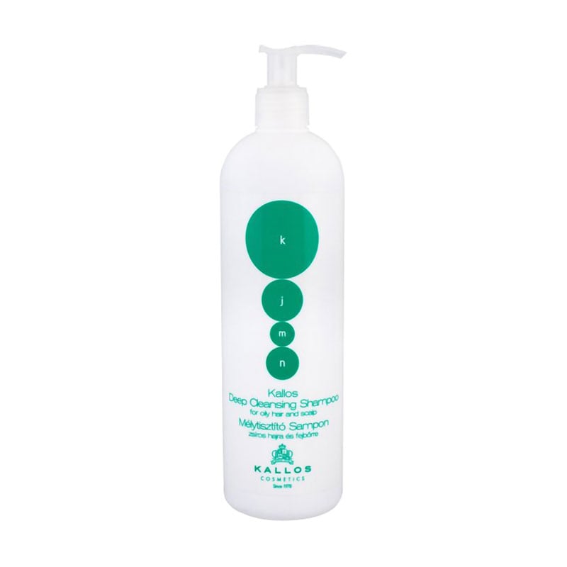 Глибокоочищувальний шампунь Kallos Cosmetics KJMN Deep Cleansing Shampoo, для жирного волосся та шкіри голови, 500 мл