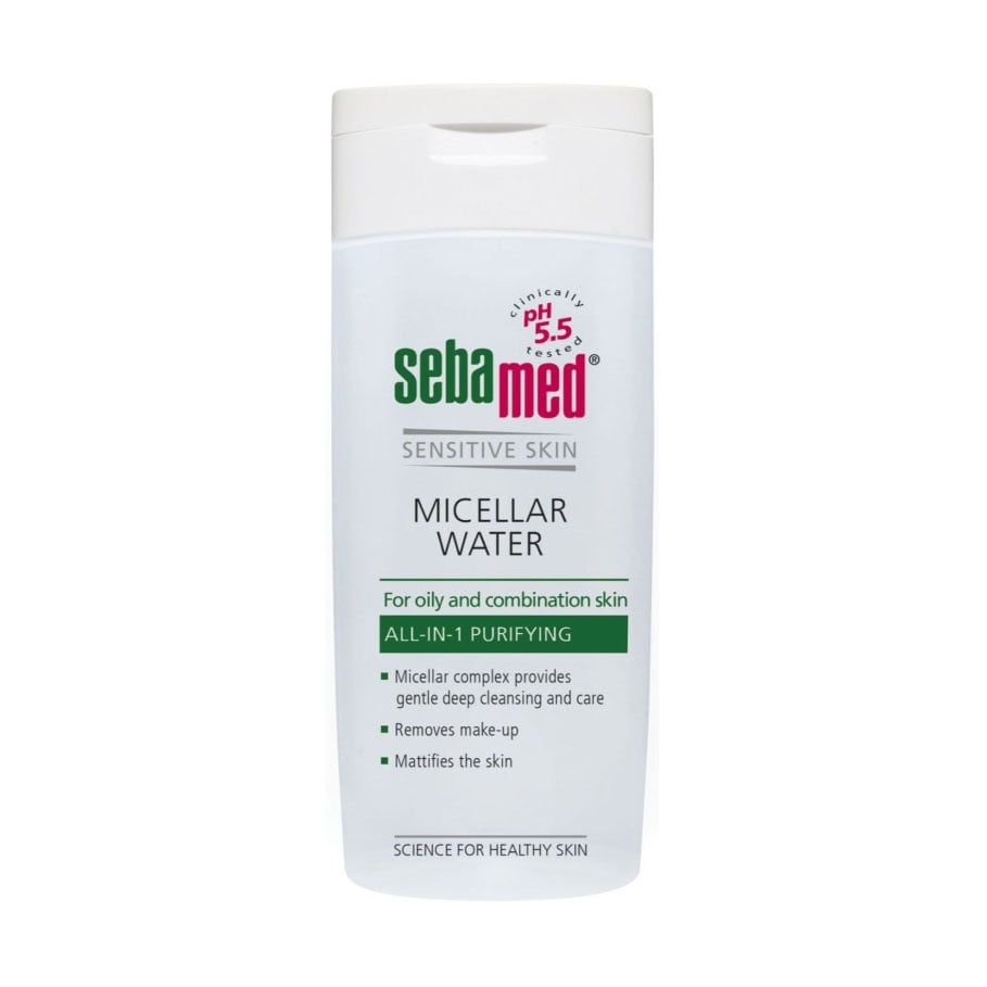 

Уцінка! Міцелярна вода для обличчя Sebamed Sensitive Skin Micellar Water для жирної та комбінованої шкіри, 200 мл