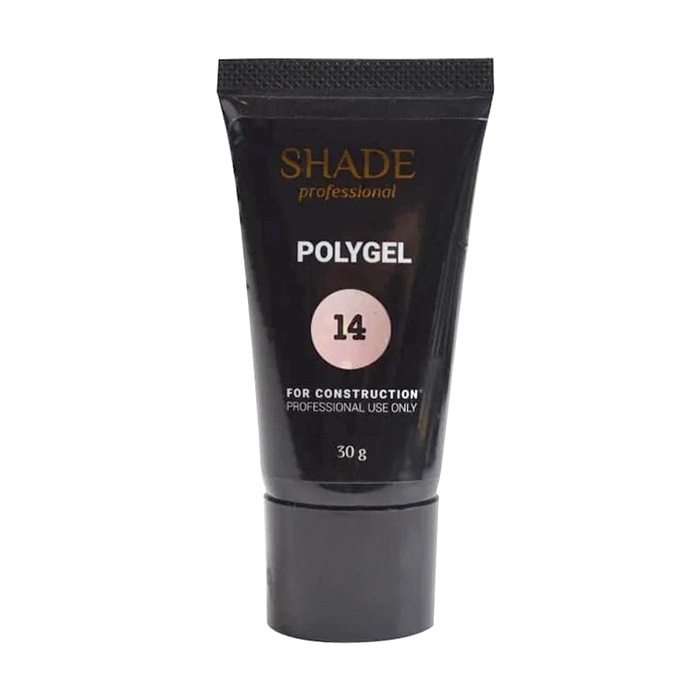

Уцінка! Полігель для нігтів Shade Polygel з шимером, 14, 30 г