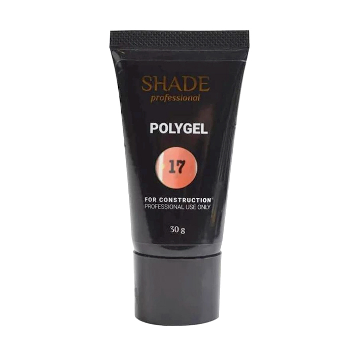

Полігель для нігтів Shade Polygel з шимером, 17, 30 г