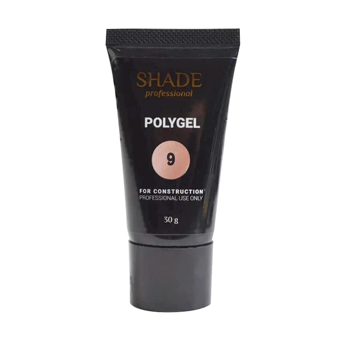 

Полігель для нігтів Shade Polygel з шимером, 09, 30 г