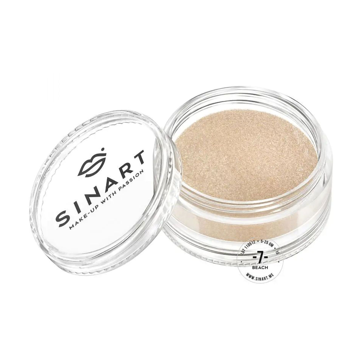 

Пігмент для повік Sinart Make-Up With Passion, 7 Beach, 1 г