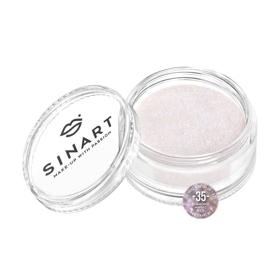 

Уцінка! Пігмент для повік Sinart Make-Up With Passion, 35 Diamond Magic Red, 0.5 г